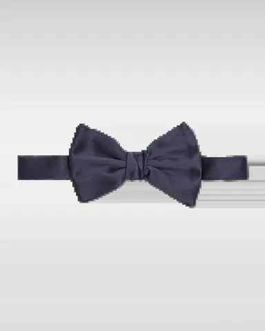 Giorgio Armani Men's Solid Silk Bow Tie | Thumbnail 2 Giorgio Armani Men's Solid Silk Bow Tie | Thumbnail 2