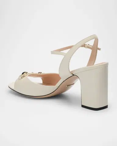 Gucci Lady Horsebit Leather Sandals | Thumbnail 3 Gucci Lady Horsebit Leather Sandals | Thumbnail 3