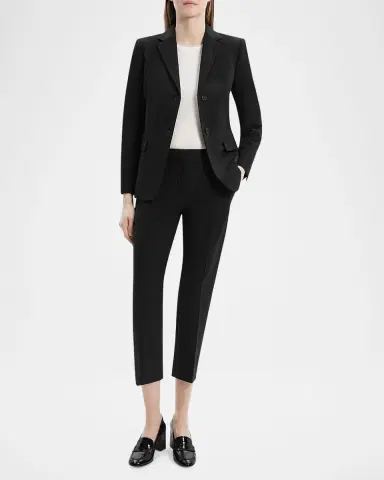Theory Traceable Wool Slim Single-Breasted Blazer | Thumbnail 2 Theory Traceable Wool Slim Single-Breasted Blazer | Thumbnail 2