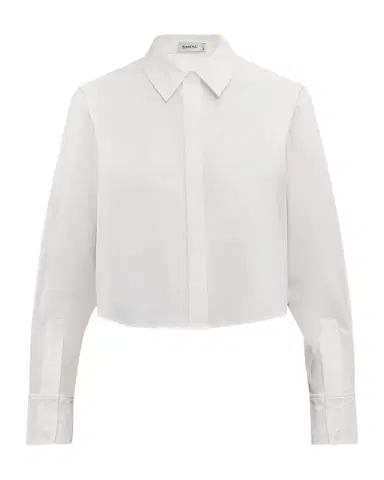 Simkhai Renata Cropped Button-Front Shirt | Thumbnail 1 Simkhai Renata Cropped Button-Front Shirt | Thumbnail 1