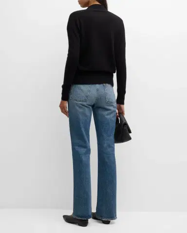 Neiman Marcus Cashmere Collection Cashmere Faux Wrap Sweater | Thumbnail 6 Neiman Marcus Cashmere Collection Cashmere Faux Wrap Sweater | Thumbnail 6