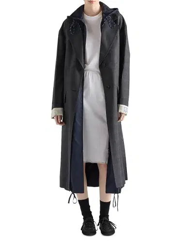 Prada Women's Oversized Jersey T-shirt - White | Thumbnail 6 Prada Women's Oversized Jersey T-shirt - White | Thumbnail 6