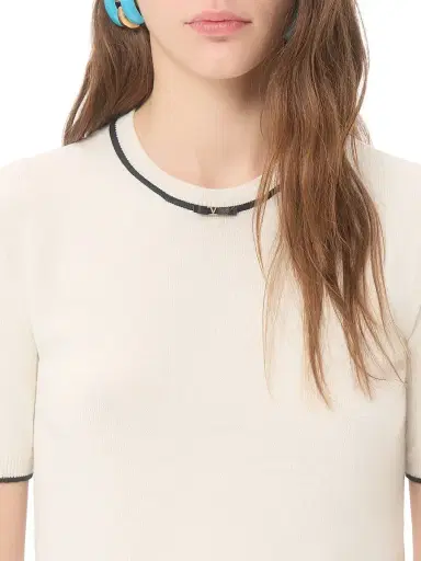 Valentino Garavani Women's Wool Sweater - | Thumbnail 6 Valentino Garavani Women's Wool Sweater - | Thumbnail 6