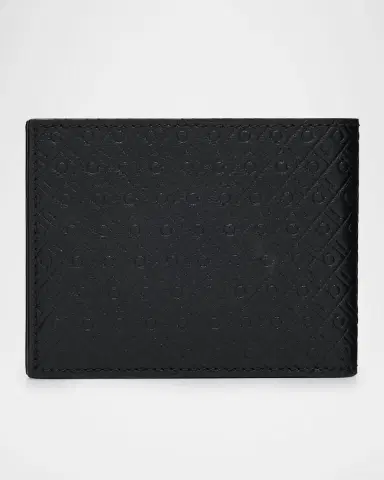 Ferragamo Men's Embossed Monogram Leather Bifold Wallet | Thumbnail 4 Ferragamo Men's Embossed Monogram Leather Bifold Wallet | Thumbnail 4