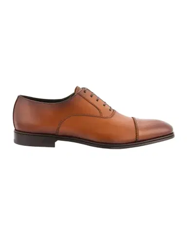 Ferragamo Men's Boston Brogue Leather Cap-Toe Oxfords | Thumbnail 1 Ferragamo Men's Boston Brogue Leather Cap-Toe Oxfords | Thumbnail 1