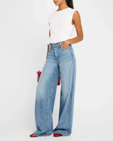 rag & bone Featherweight Sofie High-Rise Wide Jeans | Thumbnail 2 rag & bone Featherweight Sofie High-Rise Wide Jeans | Thumbnail 2