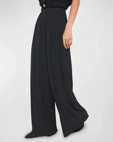 L 'Agence Nova Mid-Rise Wide-Leg Pleated Pants | Thumbnail 6 L 'Agence Nova Mid-Rise Wide-Leg Pleated Pants | Thumbnail 6