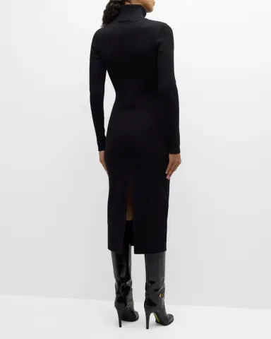 Toccin Logan Turtleneck Tie-Front Midi Dress | Thumbnail 6 Toccin Logan Turtleneck Tie-Front Midi Dress | Thumbnail 6