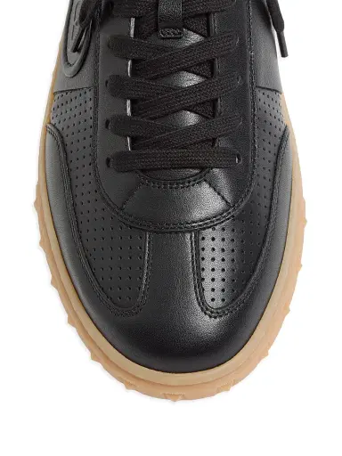 Valentino Garavani Men's Upvillage Low-Top Sneakers in Perforated Nappa Leather - Black | Thumbnail 5 Valentino Garavani Men's Upvillage Low-Top Sneakers in Perforated Nappa Leather - Black | Thumbnail 5