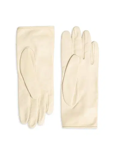 Valentino Garavani Women's Vlogo Signature Nappa Leather Gloves with Bows - Butter - Size 8 | Thumbnail 3 Valentino Garavani Women's Vlogo Signature Nappa Leather Gloves with Bows - Butter - Size 8 | Thumbnail 3