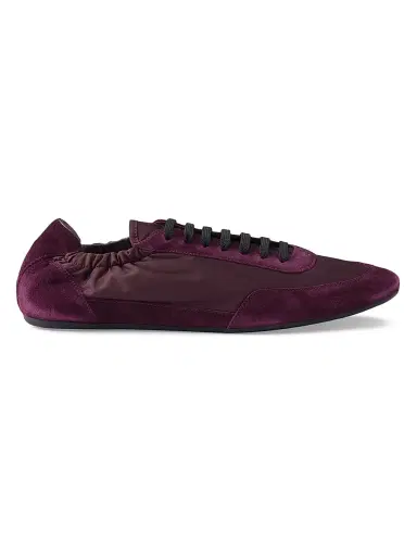 Prada Women's Collapse Re-Nylon and Suede Sneakers - Purple - Size 7.5 | Thumbnail 1 Prada Women's Collapse Re-Nylon and Suede Sneakers - Purple - Size 7.5 | Thumbnail 1