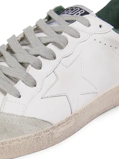 Golden Goose Men's Ballstar Textile & Leather Low-Top Sneakers - White Ice Green - Size 14 | Thumbnail 5 Golden Goose Men's Ballstar Textile & Leather Low-Top Sneakers - White Ice Green - Size 14 | Thumbnail 5