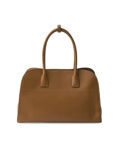 Prada Women's Leather Tote Bag - Brown | Thumbnail 3 Prada Women's Leather Tote Bag - Brown | Thumbnail 3