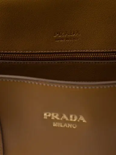 Prada Women's Leather Tote Bag - Brown | Thumbnail 4 Prada Women's Leather Tote Bag - Brown | Thumbnail 4
