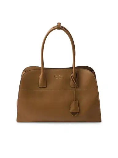 Prada Women's Leather Tote Bag - Brown | Thumbnail 1 Prada Women's Leather Tote Bag - Brown | Thumbnail 1