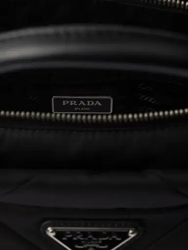 Prada Women's Padded Re-Nylon Tote Bag - Black | Thumbnail 4 Prada Women's Padded Re-Nylon Tote Bag - Black | Thumbnail 4