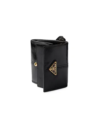 Prada Women's Small Leather Wallet - Black | Thumbnail 4 Prada Women's Small Leather Wallet - Black | Thumbnail 4