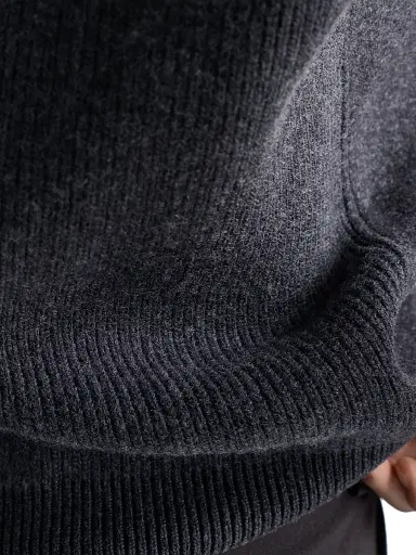 Prada Men's Wool and Cashmere Zipper Vest - Grey | Thumbnail 5 Prada Men's Wool and Cashmere Zipper Vest - Grey | Thumbnail 5