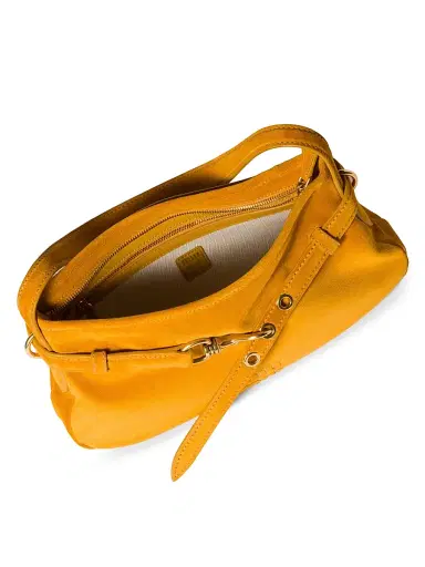 Miu Miu Women's Aventure Suede Bag - Yellow | Thumbnail 4 Miu Miu Women's Aventure Suede Bag - Yellow | Thumbnail 4