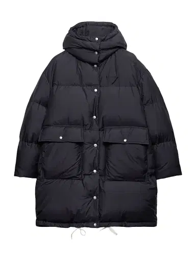 Prada Women's Soft Canvas Down Parka - Blue | Thumbnail 1 Prada Women's Soft Canvas Down Parka - Blue | Thumbnail 1