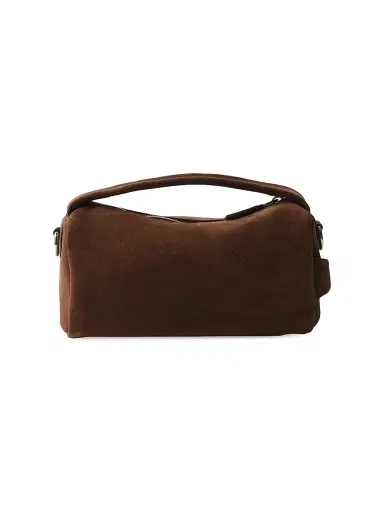 Prada Men's Suede Leather Shoulder Bag - Brown | Thumbnail 3 Prada Men's Suede Leather Shoulder Bag - Brown | Thumbnail 3
