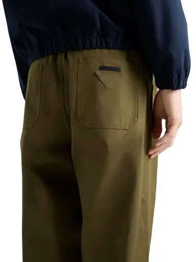 Prada Men's Cotton Pants - Green - Size XXL | Thumbnail 5 Prada Men's Cotton Pants - Green - Size XXL | Thumbnail 5