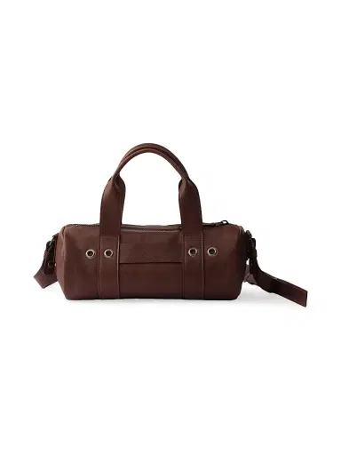 Prada Women's Route Leather Top-Handle Bag - Brown | Thumbnail 3 Prada Women's Route Leather Top-Handle Bag - Brown | Thumbnail 3