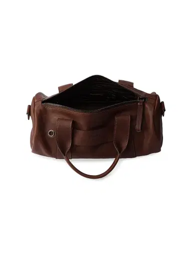 Prada Women's Route Leather Top-Handle Bag - Brown | Thumbnail 5 Prada Women's Route Leather Top-Handle Bag - Brown | Thumbnail 5