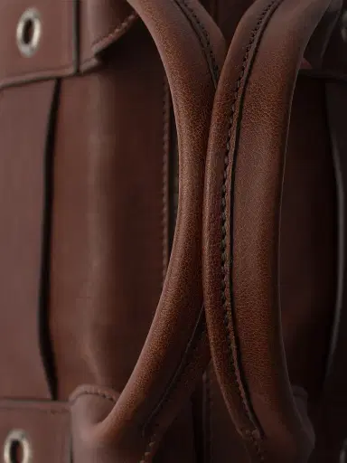 Prada Women's Route Leather Top-Handle Bag - Brown | Thumbnail 6 Prada Women's Route Leather Top-Handle Bag - Brown | Thumbnail 6
