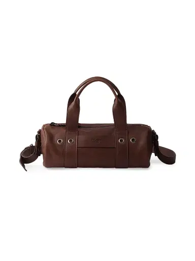 Prada Women's Route Leather Top-Handle Bag - Brown | Thumbnail 1 Prada Women's Route Leather Top-Handle Bag - Brown | Thumbnail 1