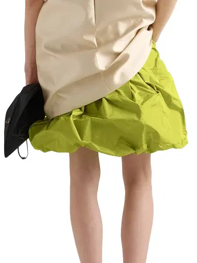 Prada Women's Technical Taffeta Skirt - Green - Size 6 | Thumbnail 3 Prada Women's Technical Taffeta Skirt - Green - Size 6 | Thumbnail 3