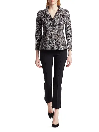 Chiara Boni La Petite Robe Women's Nuccia Stretch Jersey Crop Pants | Thumbnail 2 Chiara Boni La Petite Robe Women's Nuccia Stretch Jersey Crop Pants | Thumbnail 2