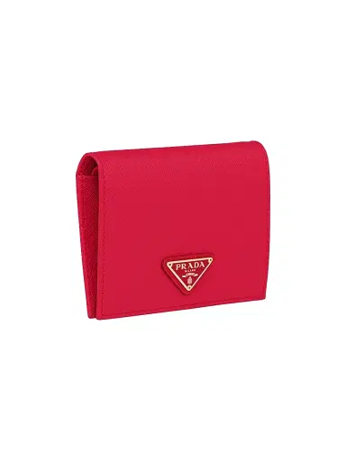 Prada Women's Saffiano Leather Wallet - Red | Thumbnail 4 Prada Women's Saffiano Leather Wallet - Red | Thumbnail 4