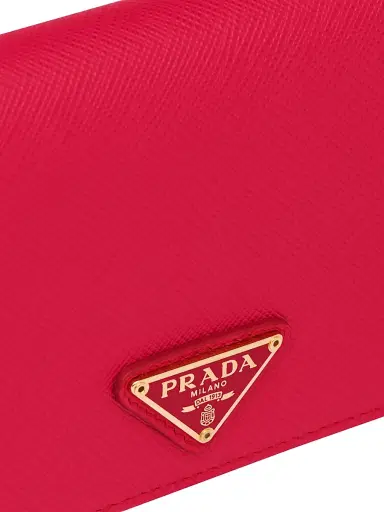 Prada Women's Saffiano Leather Wallet - Red | Thumbnail 5 Prada Women's Saffiano Leather Wallet - Red | Thumbnail 5
