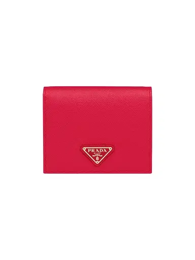 Prada Women's Saffiano Leather Wallet - Red | Thumbnail 1 Prada Women's Saffiano Leather Wallet - Red | Thumbnail 1