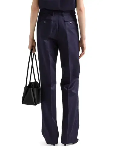 Prada Women's Chino Pants - Dark Blue | Thumbnail 4 Prada Women's Chino Pants - Dark Blue | Thumbnail 4