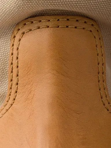 Prada Women's Leather and Canvas Boots - Beige Khaki | Thumbnail 5 Prada Women's Leather and Canvas Boots - Beige Khaki | Thumbnail 5
