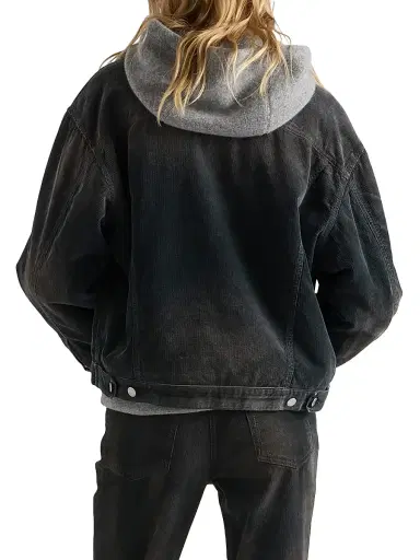 Prada Women's Corduroy Blouson Jacket - Black | Thumbnail 3 Prada Women's Corduroy Blouson Jacket - Black | Thumbnail 3