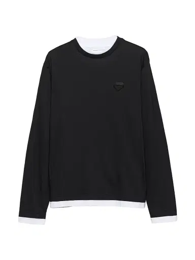 Prada Men's Long-Sleeved Cotton T-Shirt - Black - Size XXL | Thumbnail 1 Prada Men's Long-Sleeved Cotton T-Shirt - Black - Size XXL | Thumbnail 1