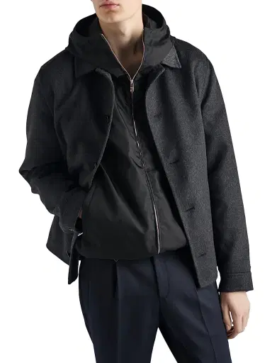 Prada Men's Re-Nylon Jacket - Black - Size XXL | Thumbnail 2 Prada Men's Re-Nylon Jacket - Black - Size XXL | Thumbnail 2