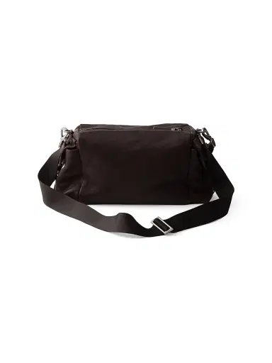Prada Men's Explore Leather Bag - Brown | Thumbnail 3 Prada Men's Explore Leather Bag - Brown | Thumbnail 3