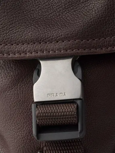 Prada Men's Explore Leather Bag - Brown | Thumbnail 6 Prada Men's Explore Leather Bag - Brown | Thumbnail 6
