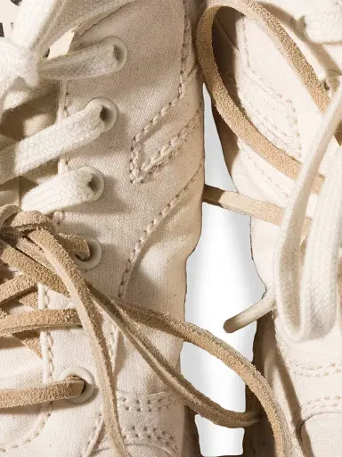 Miu Miu Women's Gymnasium Canvas Sneakers - Beige Khaki | Thumbnail 3 Miu Miu Women's Gymnasium Canvas Sneakers - Beige Khaki | Thumbnail 3