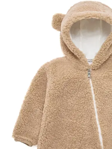 Moncler Baby Boy's & Little Boy's Baby Grow in Teddy - Beige - Size 18 Months | Thumbnail 3 Moncler Baby Boy's & Little Boy's Baby Grow in Teddy - Beige - Size 18 Months | Thumbnail 3