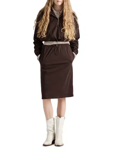 Prada Women's Reversible Cotton Jersey and Re-Nylon Hoodie - Brown | Thumbnail 6 Prada Women's Reversible Cotton Jersey and Re-Nylon Hoodie - Brown | Thumbnail 6