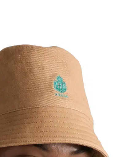 Prada Women's Old Piqué Bucket Hat - Beige - Size Medium | Thumbnail 3 Prada Women's Old Piqué Bucket Hat - Beige - Size Medium | Thumbnail 3