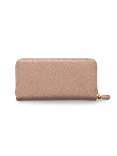 Prada Women's Large Saffiano Leather Wallet - Pink | Thumbnail 2 Prada Women's Large Saffiano Leather Wallet - Pink | Thumbnail 2