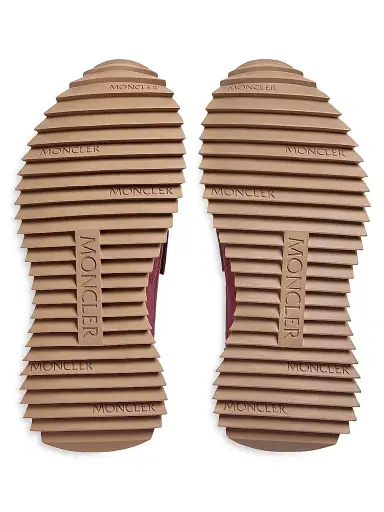 Moncler Women's Pacey2 Sneakers in Suede and Nubuck - Burgundy - Size 9.5 | Thumbnail 4 Moncler Women's Pacey2 Sneakers in Suede and Nubuck - Burgundy - Size 9.5 | Thumbnail 4