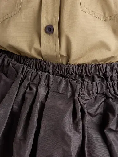 Prada Women's Technical Taffeta Skirt - Grey - Size 2 | Thumbnail 5 Prada Women's Technical Taffeta Skirt - Grey - Size 2 | Thumbnail 5