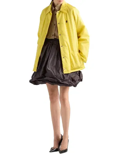 Prada Women's Technical Taffeta Skirt - Grey - Size 2 | Thumbnail 6 Prada Women's Technical Taffeta Skirt - Grey - Size 2 | Thumbnail 6